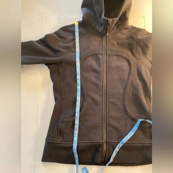 Lululemon Scuba Black Zip-Up Hoodie - Picture 5 of 6